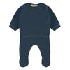 Wonderlife - Completo Due Pezzi Blu & Marrone Per Neonati 260906-I