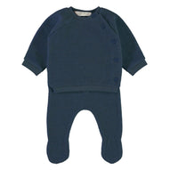Wonderlife - Completo Due Pezzi Blu & Marrone Per Neonati 260906-I