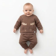 Wonderlife - Completo Due Pezzi Marrone Per Neonati e Bambini 260807-I