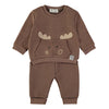 Wonderlife - Completo Due Pezzi Marrone Per Neonati e Bambini 260807-I