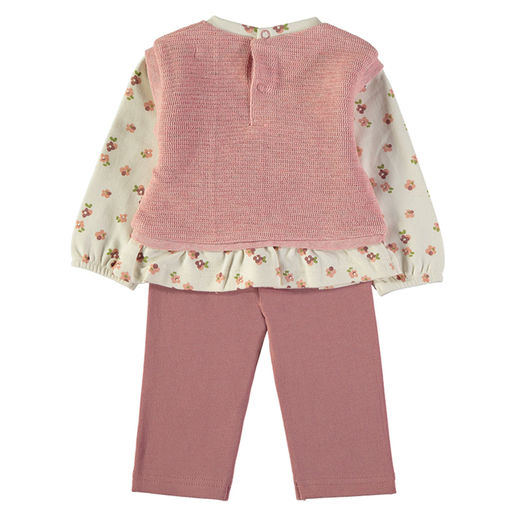 Wonderlife - Completo Due Pezzi Rosa E Panna Per Neonati e Bambini 261012-I