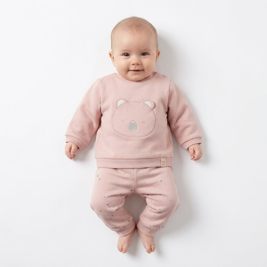 Wonderlife - Completo Due Pezzi Rosa Per Neonati e Bambini 260420-I
