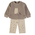 Wonderlife - Completo Due Pezzi Tortora E Panna Per Neonati e Bambini 261019-I