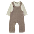 Wonderlife - Completo Salopette In Maglia Panna 260912-I