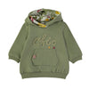Wonderlife - Felpa Con Cappuccio Verde Per Neonati e Bambini 261045-I