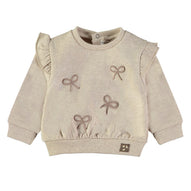 Wonderlife - Felpa Girocollo con Volant e Fiocchetti Per Neonati e Bambini 261410-I