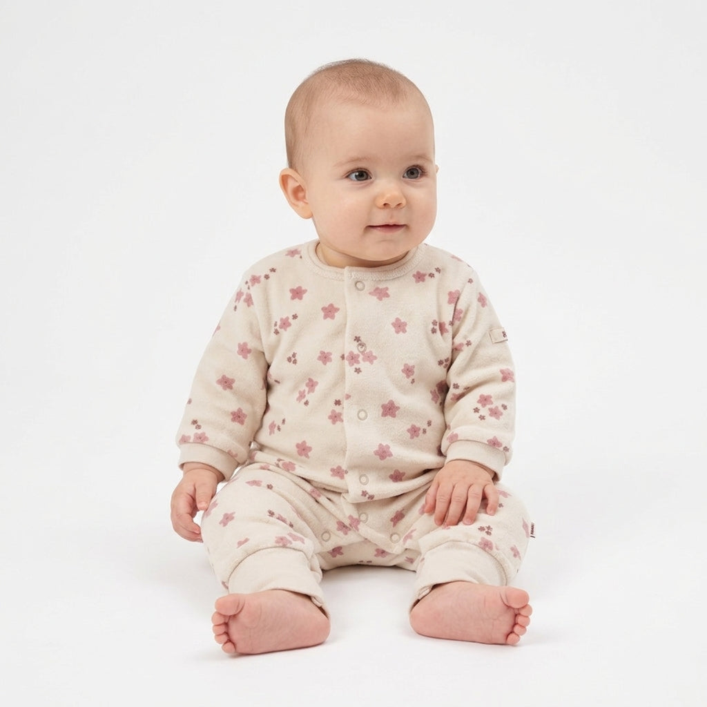 Wonderlife - Pigiama Tutina Invernale Beige Per Neonati e Bambini 260029-I