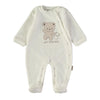 Wonderlife - Pigiama Tutina Invernale Ecru Per Neonati 260031-I