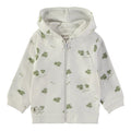 Wonderlife - Felpa Con Zip Kaki Con Rane