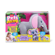 Zuru - Animali vivi mammina elefante & baby sorpresa