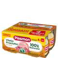 Plasmon - Omogeneizzato Carne Vitello Prosciutto: Confezione 4x80 gr