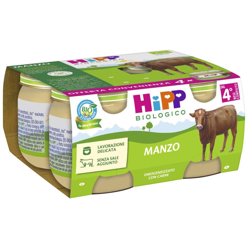 Hipp - Omogeneizzato Carne Manzo: Confezione Multipack 4x80 gr