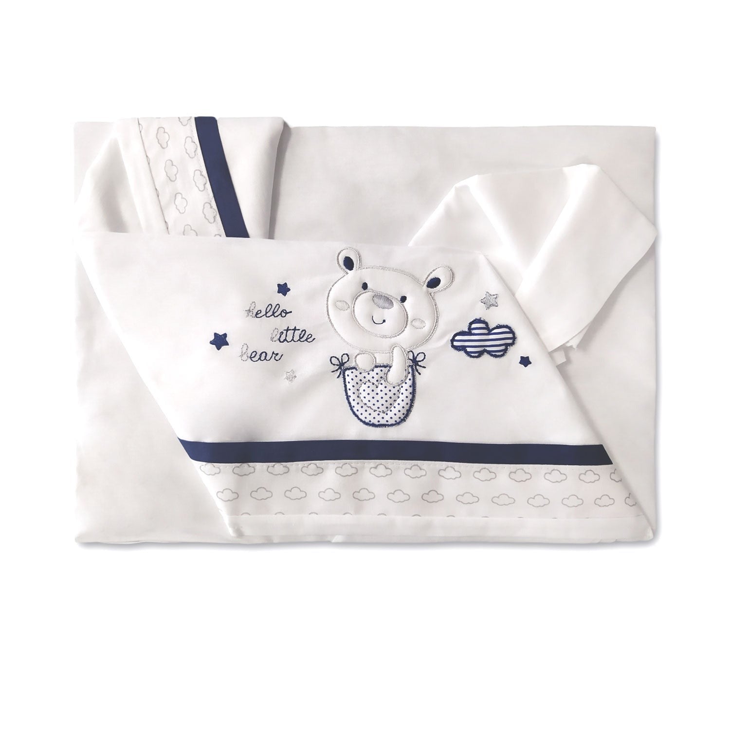 Bebitaly - Little Bear 3-piece cot set