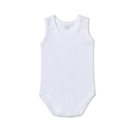 Bebitaly Intimo - Body Bianco Senza Manica 100% Cotone