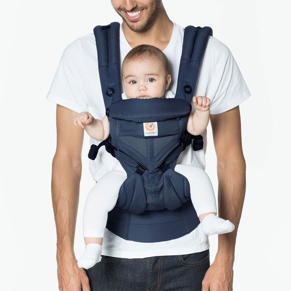 Ergobaby - Marsupio 4 posizioni Omni 360 Cool Air Mesh Traspirante