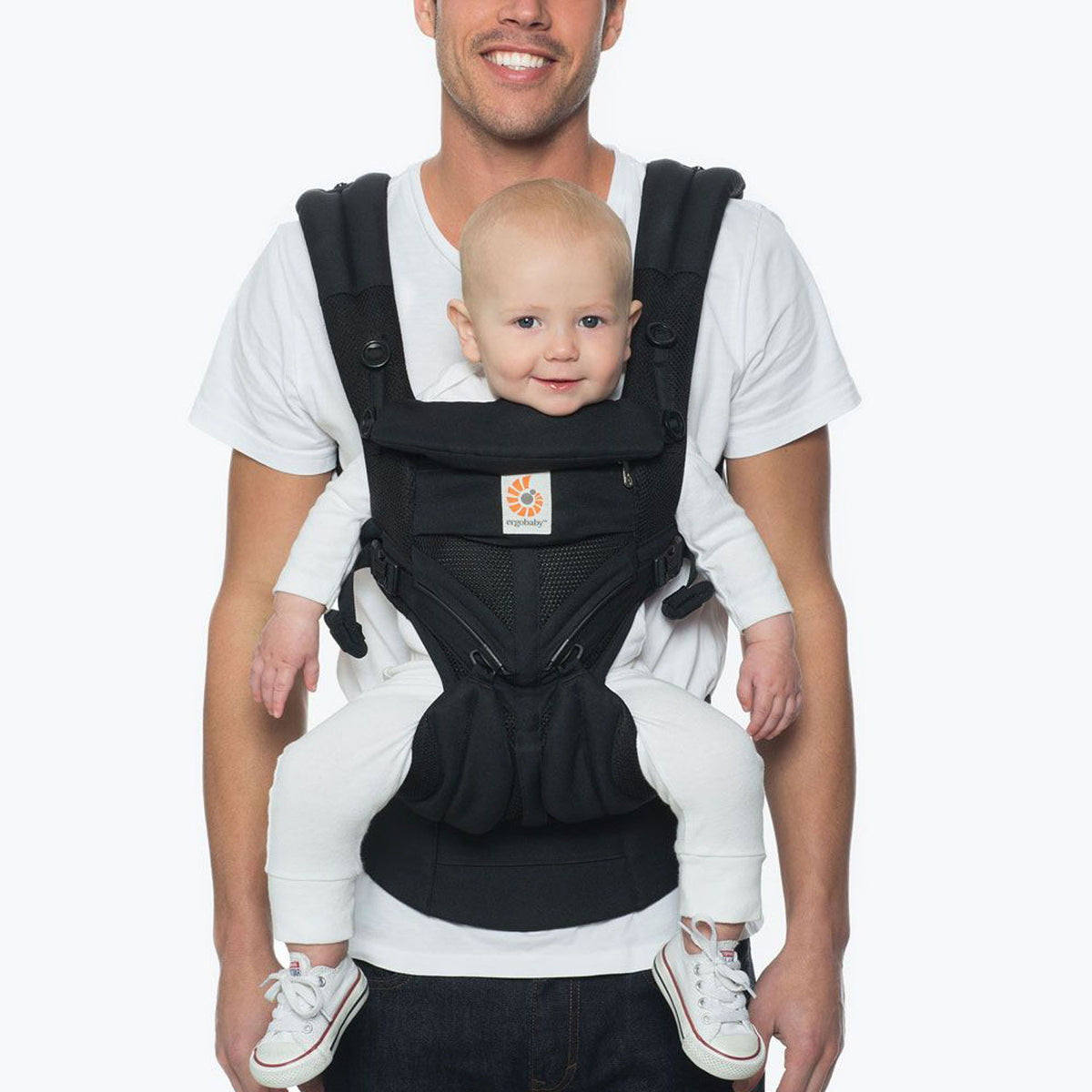 Ergobaby - Marsupio 4 posizioni Omni 360 Cool Air Mesh Traspirante