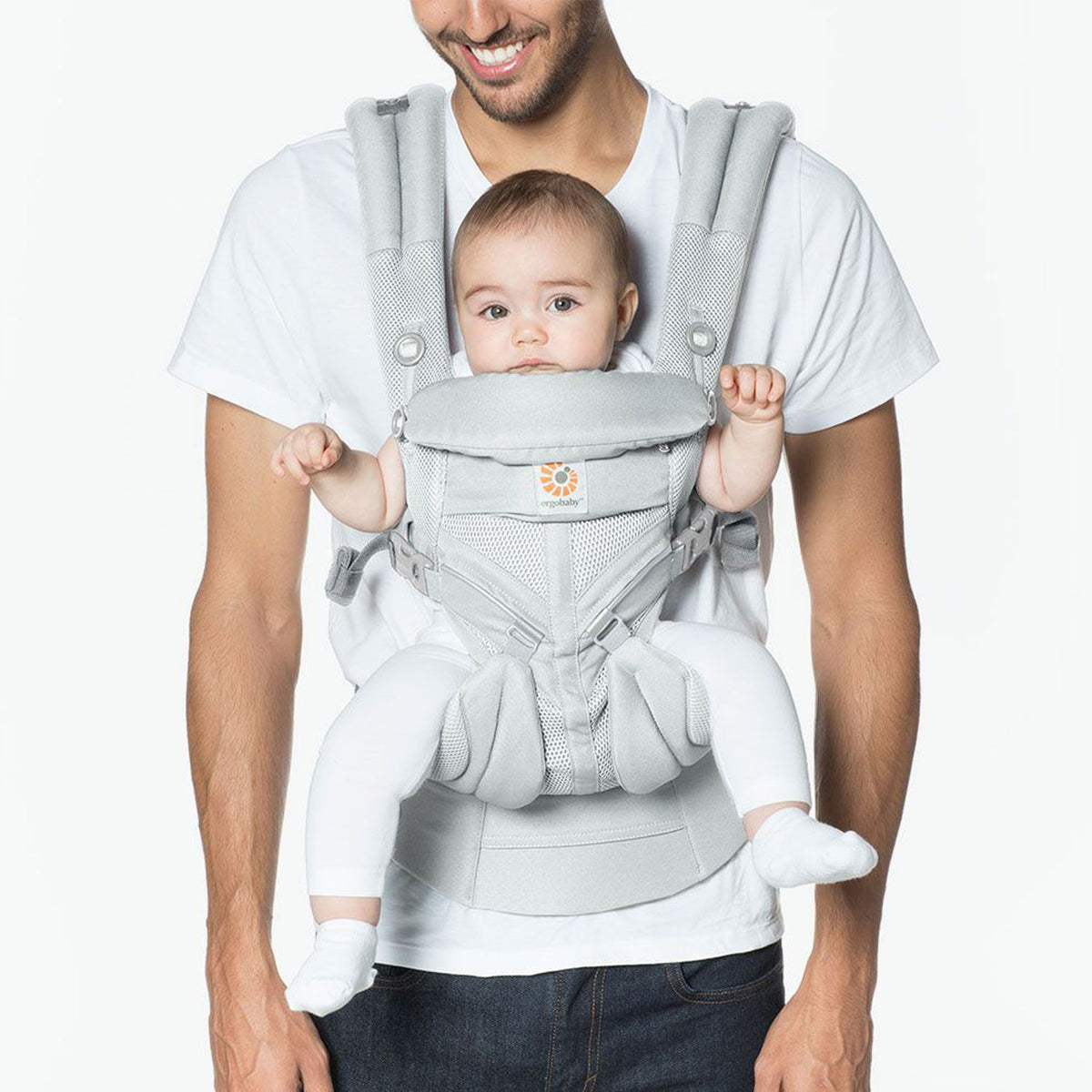 Ergobaby - Marsupio 4 posizioni Omni 360 Cool Air Mesh Traspirante