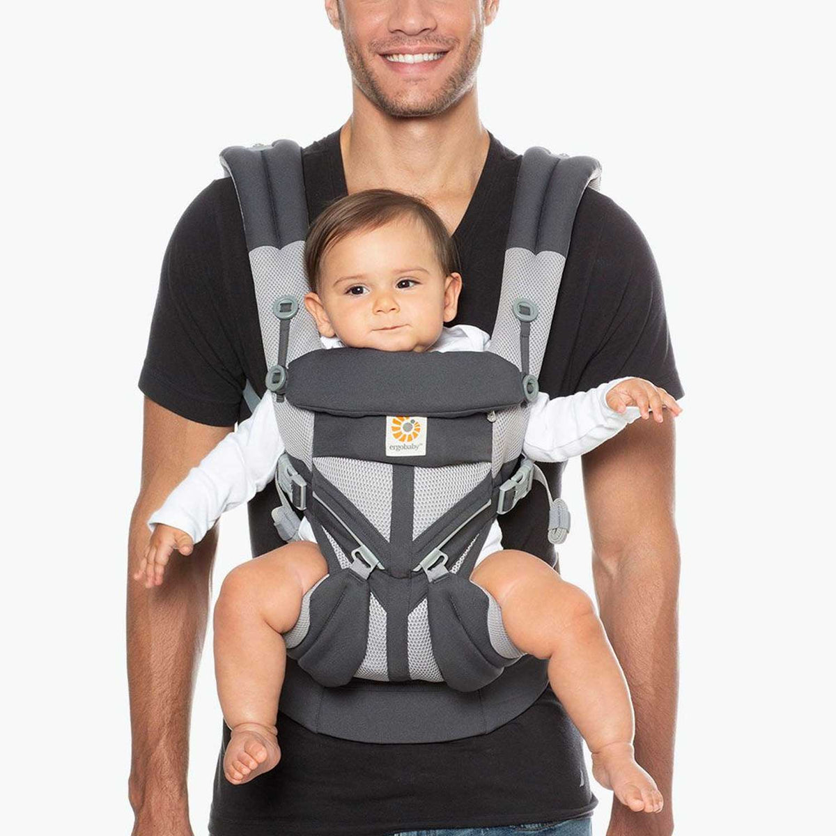Ergobaby - Marsupio 4 posizioni Omni 360 Cool Air Mesh Traspirante