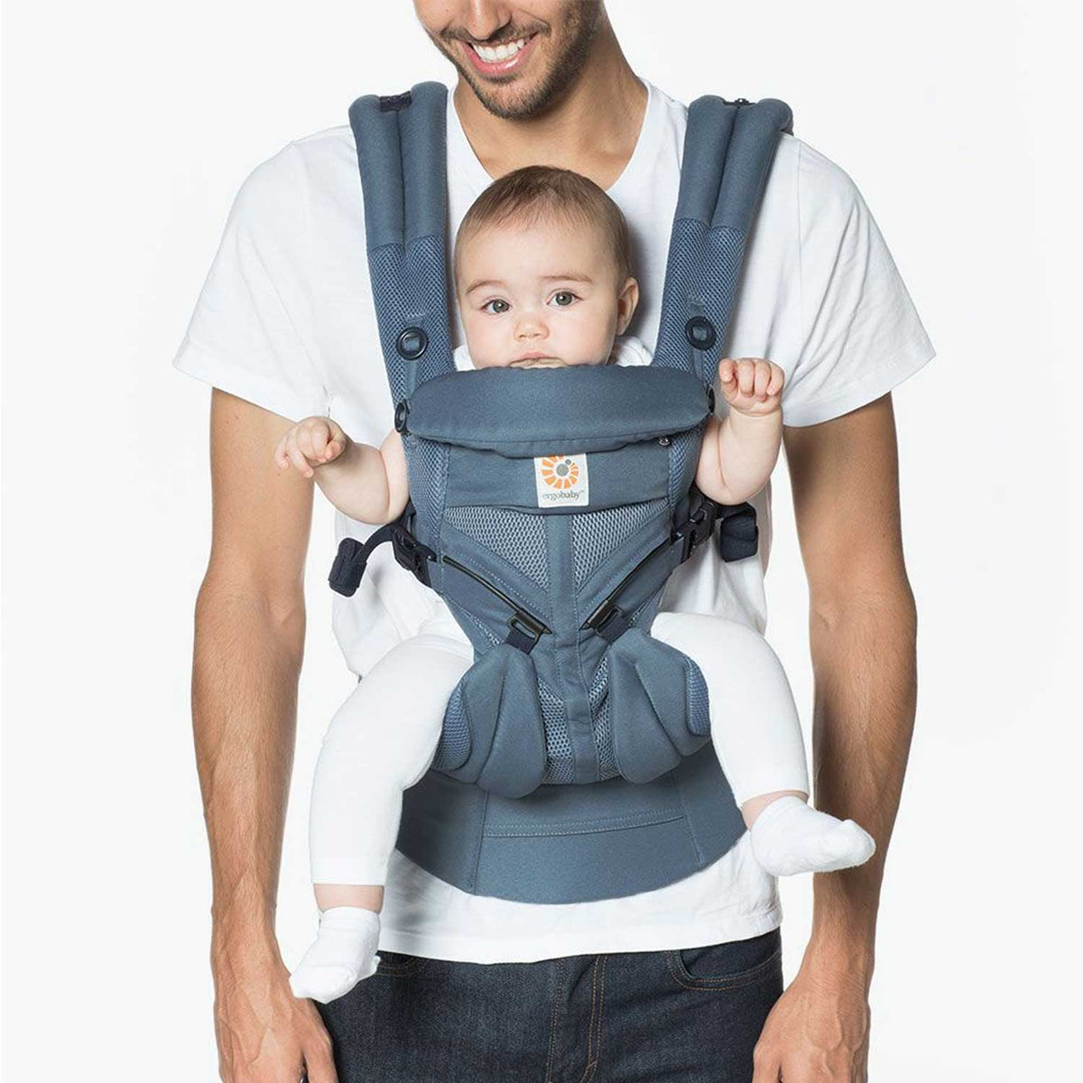 Ergobaby - Marsupio 4 posizioni Omni 360 Cool Air Mesh Traspirante