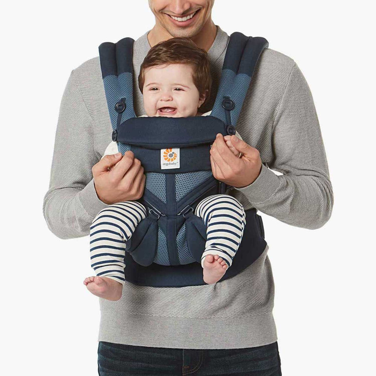 Ergobaby - Marsupio 4 posizioni Omni 360 Cool Air Mesh Traspirante
