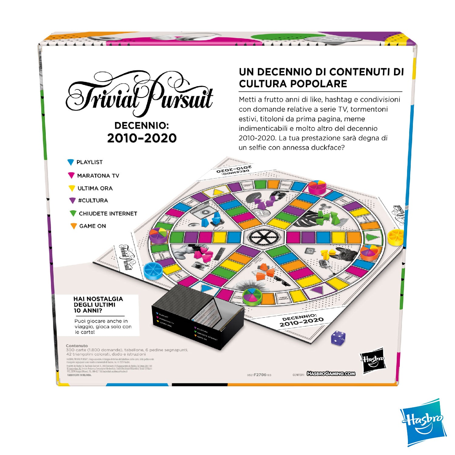 Hasbro - Trivial Pursuit Decennio Da 2010 A 2020 F2706103