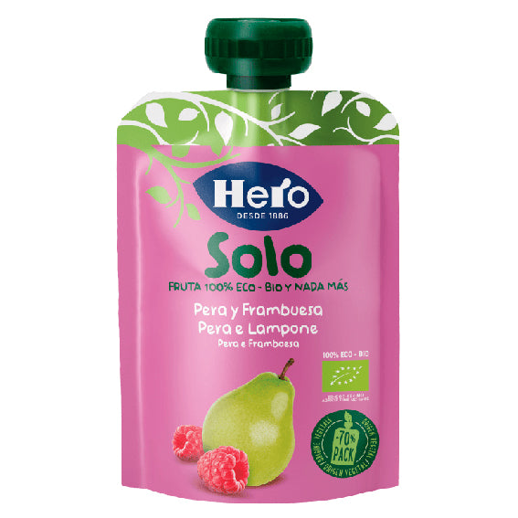 Hero -  Pouch Pera e Lampone  Biologiche 1x100 Gr