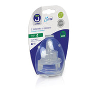 J BIMBI - Bfree Silicone teats for Classic and Super Glass - 2pcs