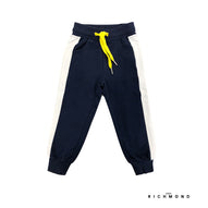 John Richmond - Pantaloni Orsonwells Blu/Bianco