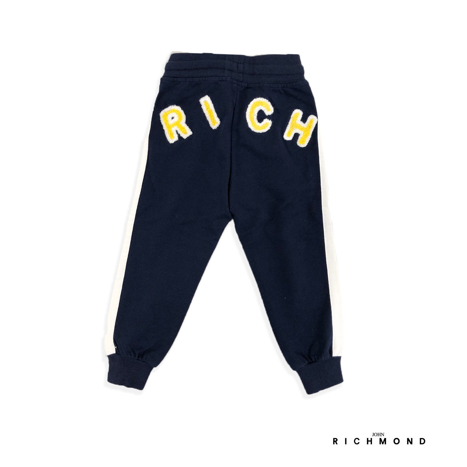 John Richmond - Pantaloni Orsonwells Blu/Bianco