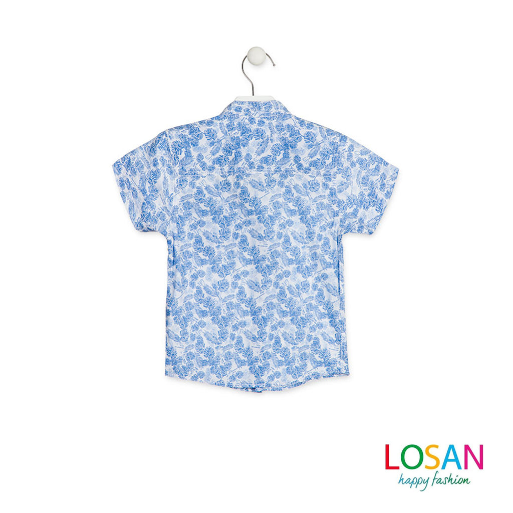 Losan - Camicia di cotone con stampa floreale Junior