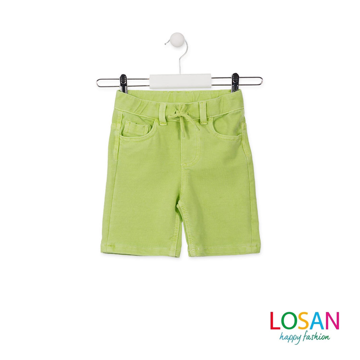 Losan - Junior green Bermuda shorts