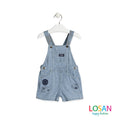 Losan - Baby Boy Striped Denim Overalls