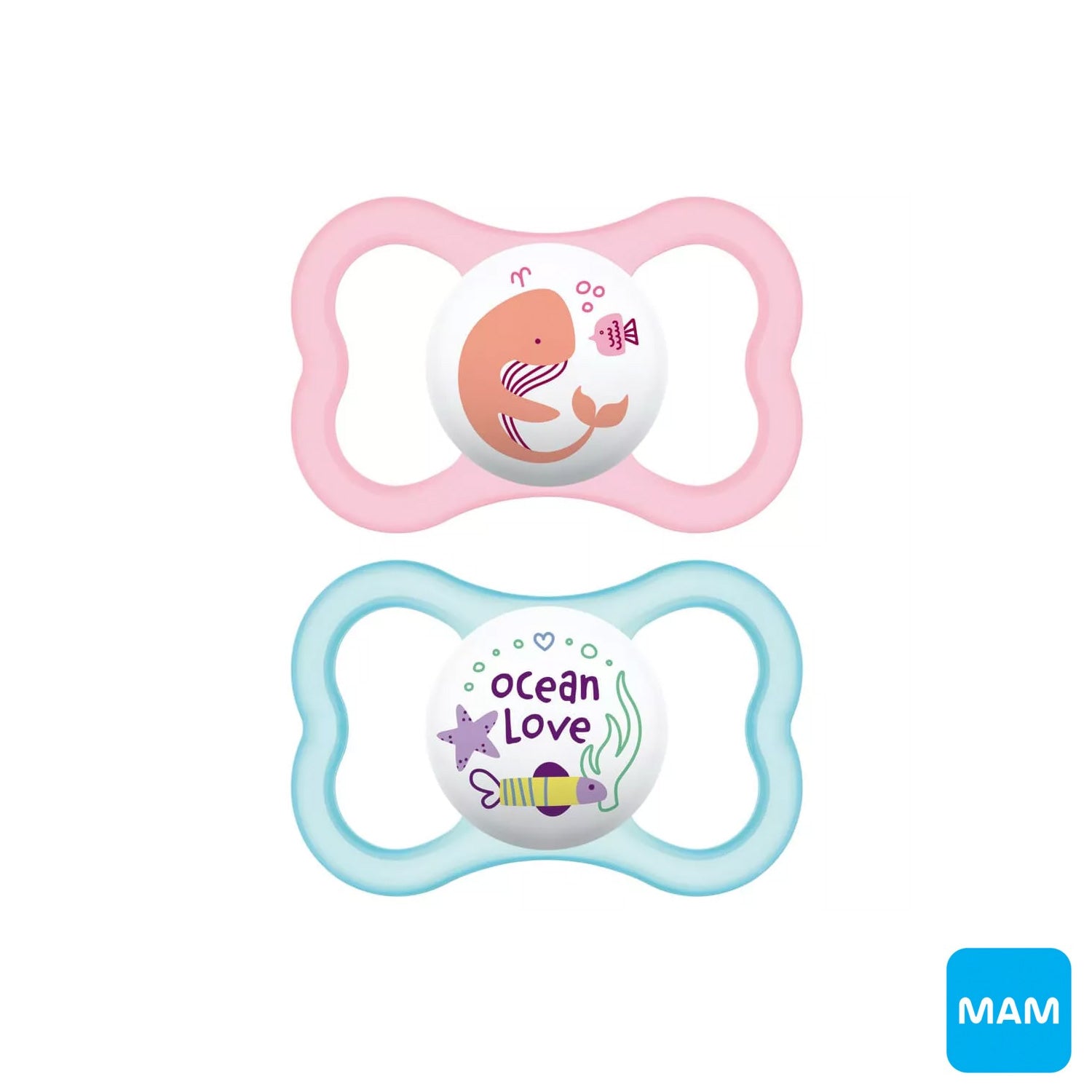 MAM - Air 16+m silicone pacifiers 2pcs