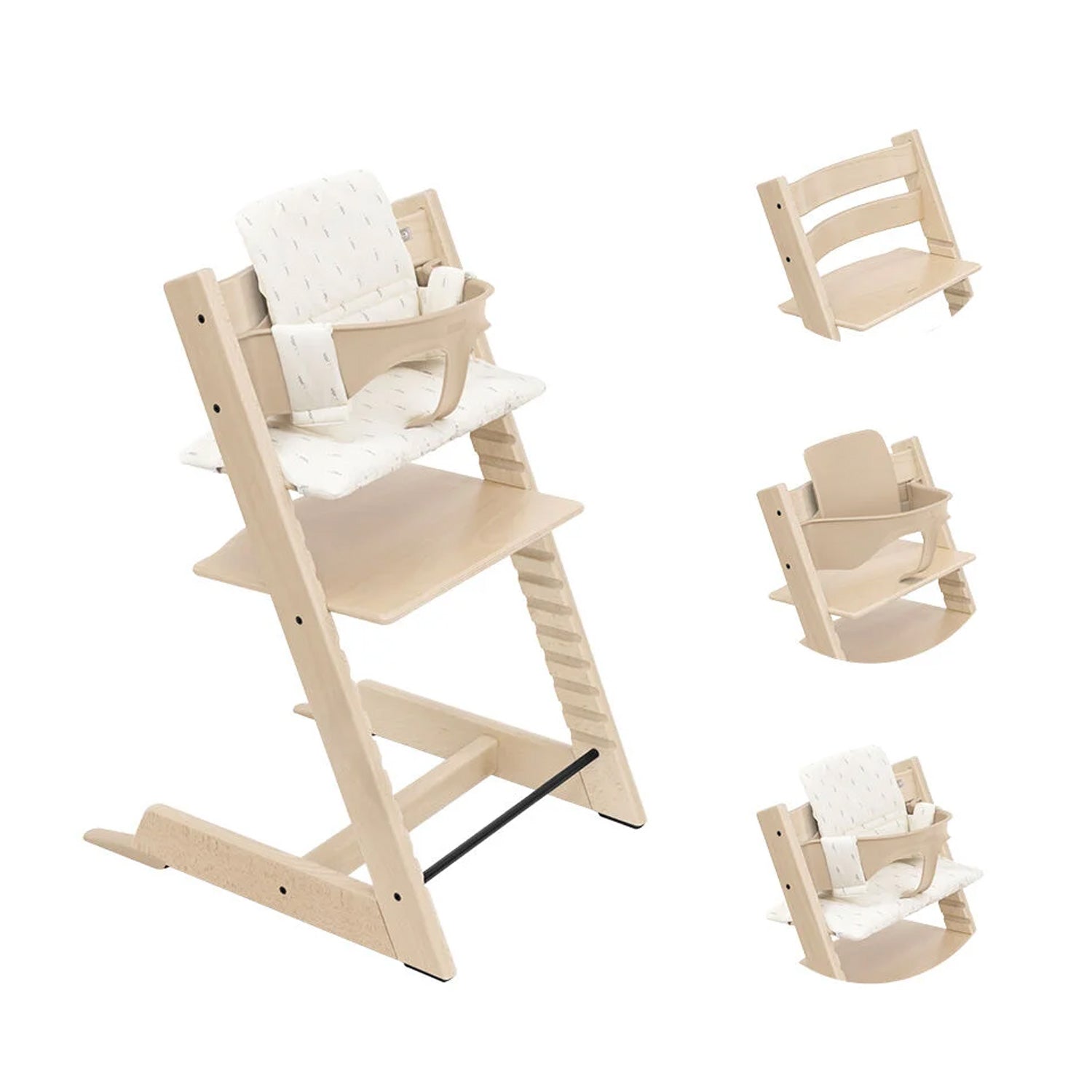 Stokke - Sedia Tripp Trapp + Baby Set² + Cuscino