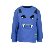 Blue Seven - Maglietta Maniche Lunghe Bimbo Blu Mostro ULTIMA TAGLIA 3 ANNI