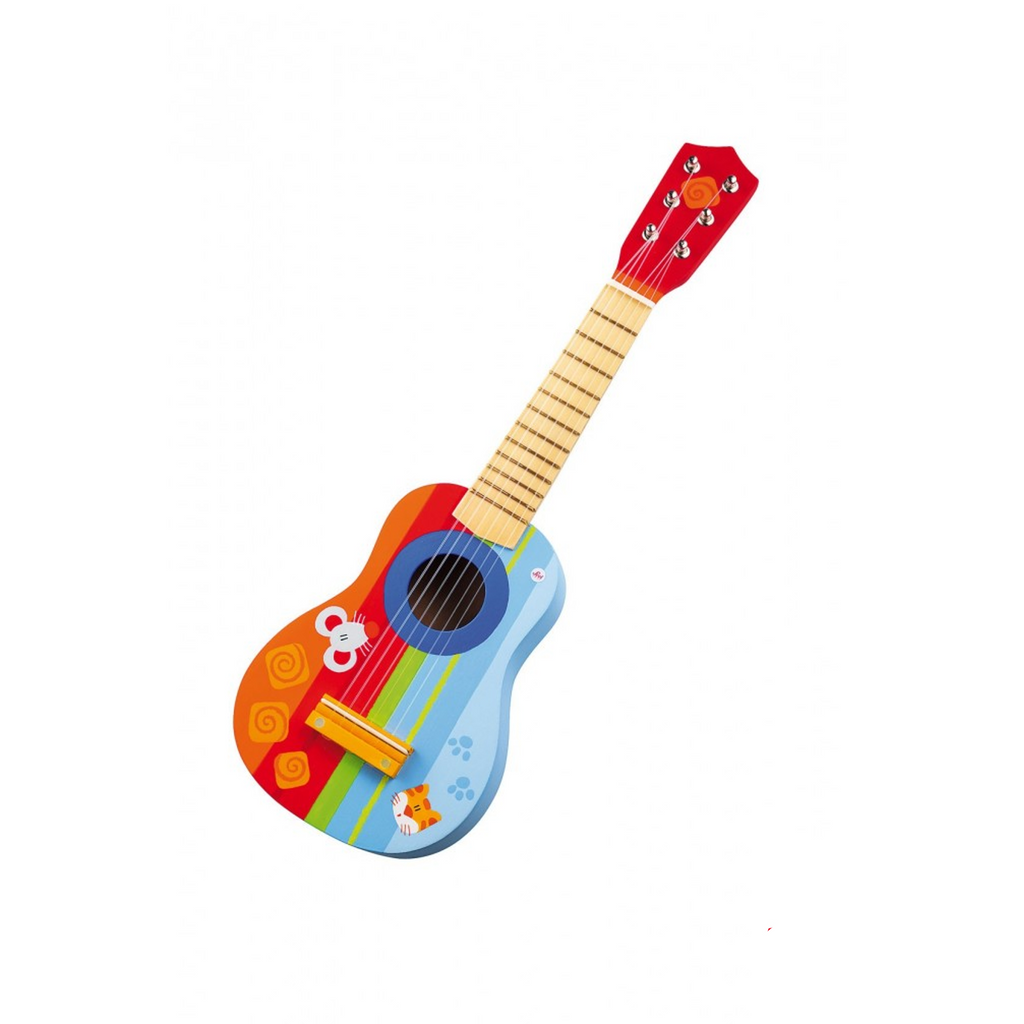 Sevi - Wooden toys - Cat and Mouse Colored Guitar